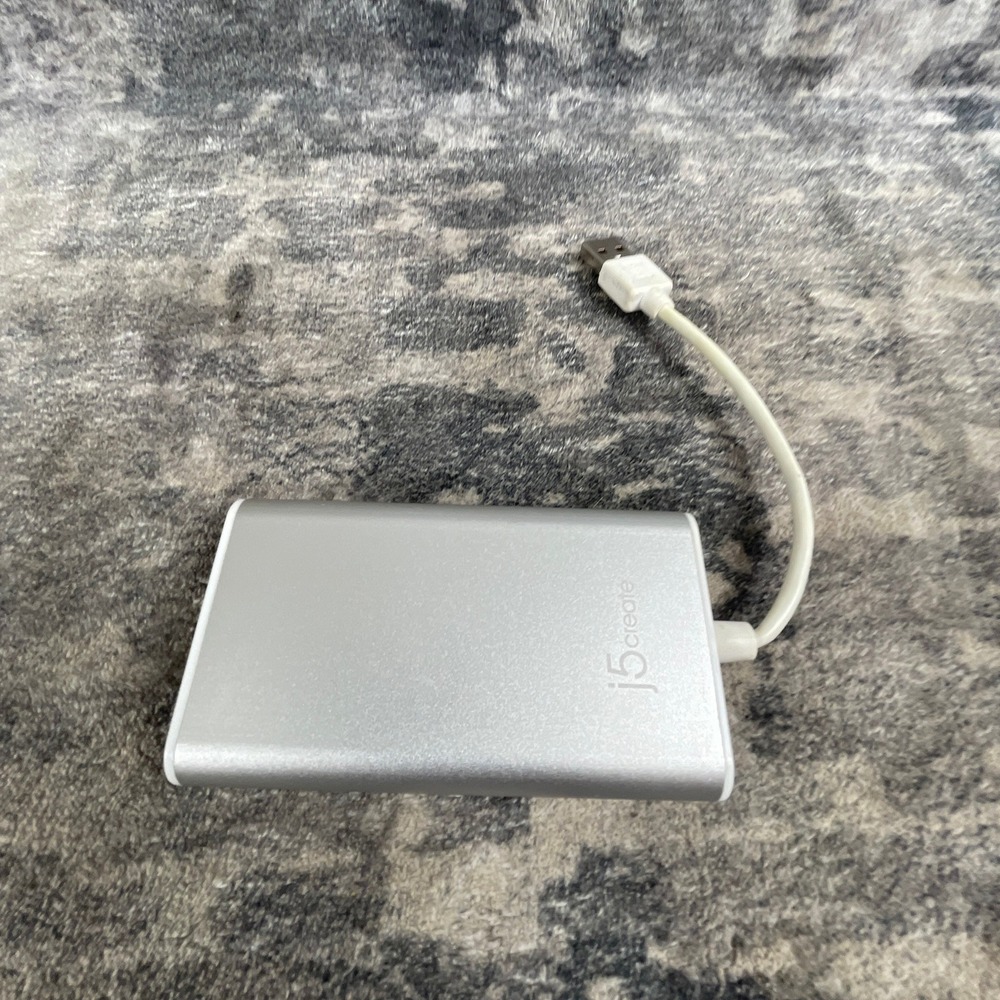 j5create USB 2.0 to VGA Display Adapter JUA210 Silver Tested